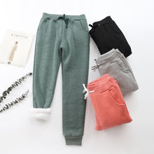 Load image into Gallery viewer, 2020 New Women Winter Pant Thick Lambskin Cashmere Pants Warm Female Casual Pants Loose Harlan Pants Long Trousers Plus Size XXl
