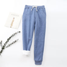 Load image into Gallery viewer, 2020 New Women Winter Pant Thick Lambskin Cashmere Pants Warm Female Casual Pants Loose Harlan Pants Long Trousers Plus Size XXl