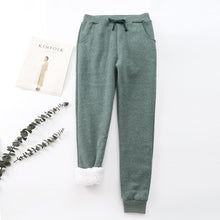 Load image into Gallery viewer, 2020 New Women Winter Pant Thick Lambskin Cashmere Pants Warm Female Casual Pants Loose Harlan Pants Long Trousers Plus Size XXl