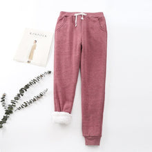 Load image into Gallery viewer, 2020 New Women Winter Pant Thick Lambskin Cashmere Pants Warm Female Casual Pants Loose Harlan Pants Long Trousers Plus Size XXl