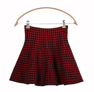 2020 new Women's Korean Version Pleated Skirt  Umbrella Skirt High Waist Bottom Knitted Skirt Autumn A-line Skirt